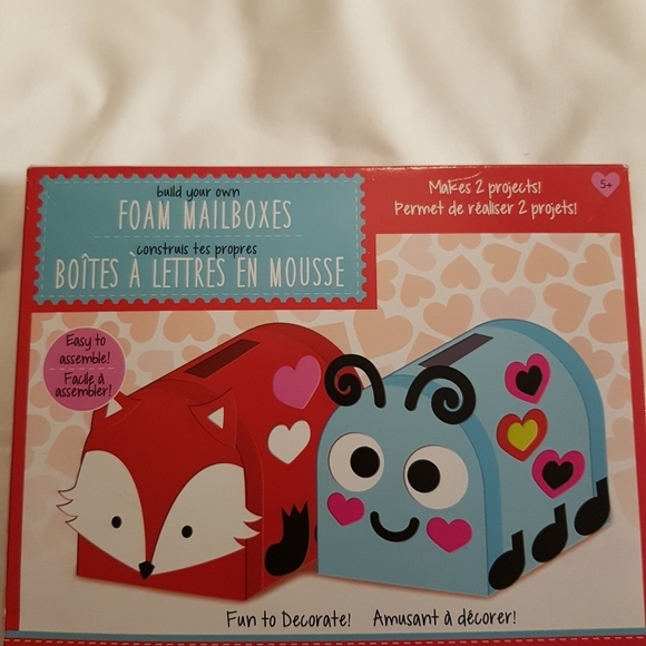 Craft foam mailbox kit makes 2 - Picture 2 of 4